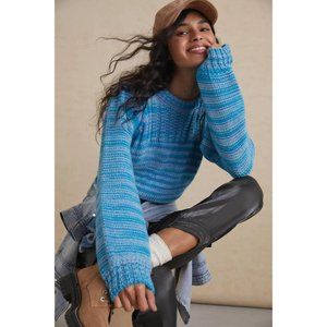 Anthropologie The Good Friends Womens Space-Dyed Wool Sweater Size M
